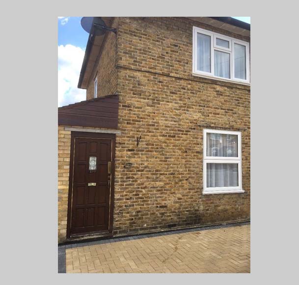 Two bed room end terraced house for rent